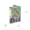 Let’s Get Lit Stainless Steel 8 oz Liquor Flask